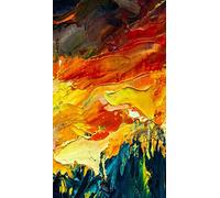 Homemania Tapis imprimé, 25% Polyester, 75% Coton, Multicolore