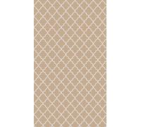 Homemania Tapis imprimé, 25% Polyester, 75% Coton, Rose, Blanc