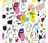 Homemania Tapis Imprimé Baby Dream 6 - pour Les Enfants - Décoration de Maison - Antidérapants - pour Salon, Séjour, Chambre à Coucher - Multicolore en Polyester, Coton, 80 X 150cm