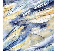 Homemania Tapis Imprimé Beautiful Leaves - Résumé - Décoration de Maison, Tapis d'entrée - Antidérapant - pour Couloir, Cuisine, Chambre, Salon - Multicolore en Polyester, Coton, 80 X 200cm