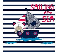 Homemania Tapis Imprimé Catch The Sea - pour Les Enfants - Décoration de Maison - Antidérapants - pour Salon, Séjour, Chambre à Coucher - Multicolore en Polyester, Coton, 100 X 200cm