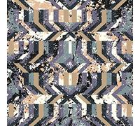 Homemania Tapis Imprimé Geometric Feast 1 - Géométrique - Décoration de Maison, Tapis d'entrée - Antidérapant - pour Couloir, Cuisine, Chambre, Salon - Multicolore en Polyester, Coton, 80 X 200cm