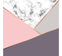 Homemania Tapis Imprimé Pink of Happiness 2 - Géométrique - Décoration de Maison, Tapis d'entrée - Antidérapant - pour Couloir, Cuisine, Chambre, Salon - Multicolore en Polyester, Coton, 80 X 200cm
