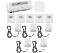 Homematic IP Kit de démarrage chauffage a usol, Point d'accès, Actionneur, Thermostat mural