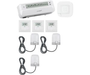 Homematic IP Kit de démarrage chauffage a usol, Point d'accès, Actionneur, Thermostat mural