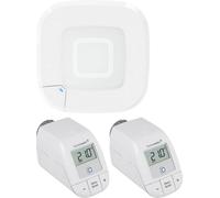 Homematic IP Kit de démarrage chauffage, Point d'accès, Robinet thermostatique sans fil HmIP-HAP2+HmIP-eTRV-B 2 - Set de 2