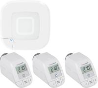 Homematic IP Kit de démarrage chauffage, Point d'accès, Robinet thermostatique sans fil HmIP-HAP2+HmIP-eTRV-B 2 - Set de 3