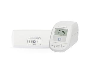 Homematic IP Smart Home 160955A0 Kit de Base de contrôle numérique pour Chauffage avec ou sans Application, Alexa, Google Assistant, Installation Facile, Thermostat, Thermostat de Chauffage