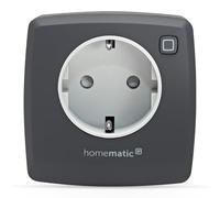 Homematic IP Smart Home 161613A0 Prise intermédiaire numérique pour contrôler les lampes ou les appareils électriques via application, Alexa et Google Assistant, anthracite