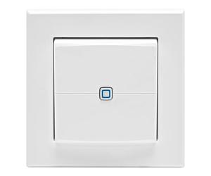 Homematic IP Smart Home 161830A0 Interrupteur mural 2 boutons Accessoire Smart Home universel Commutateur actionneurs et thermostats sans fil