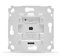 Homematic IP Smart Home 161839A0 Interrupteur Mural pour Interrupteur de Marque 2 Voies, Interrupteur à Deux Boutons pour actionneurs et thermostats, Interrupteur Mural, Accessoires pour Votre Maison