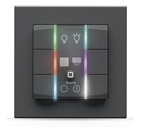 Homematic IP Smart Home 162028A0 Interrupteur Mural 6 Boutons, 230 V, Anthracite, Utilisation Universelle, actionneurs et thermostats