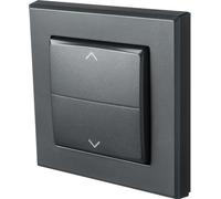 Homematic IP Smart Home Bouton-poussoir à bascule pour interrupteur de marque HmIP-BRA-A - avec flèches, anthracite