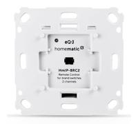 Homematic IP Smart Home bouton-poussoir mural pour interrupteur de marque, 2-fois HmIP-BRC2, 71 x 71 x 37 mm || 230v, 50Hz, Max.10mA