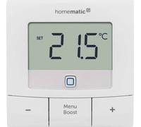 Homematic IP Smart Home Thermostat mural - Basic, thermostat numérique pour radiateurs avec/sans application, Alexa, Google Assistant, mesure de la température, économie d'énergie, 154666A0