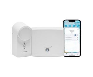 Homematic IP Starter Set Mini Access, Smart Home, serrure électronique pour porte, Smart Lock réarmable sans conversion, contrôlable par application, Alexa et Google Assistant, 161228A1