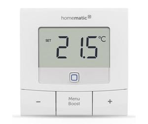 Homematic IP Thermostat Mural - Base, la Maison connectée, pour Adapter la température aux Besoins de chacun, 154666A0 Blanc