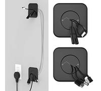 HomeMount Passe Câble Mural TV Encastré Ø76 mm avec Scie-Cloche, Lot de 2 Cache Câbles pour TV Murale, HDMI et Alimentation, Installation Discrète pour Mur Propre et sans Fils (Noir)