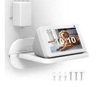 HomeMount pour Nest Hub Support Mural Gain de Place Support Mural pour Maison Intelligente Compatible avec Google Nest Hub (Blanc)