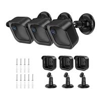 HomeMount Support Mural Étanche avec Boîtier de Protection, Compatible avec Blink Outdoor 4/3/2K+, Support Caméra Réglable avec Pare-Soleil pour Installation Extérieure (Noir)