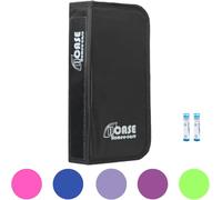 Homeo Case | Rangement Homeopathie avec 90 Espaces pour Boiron Tubes 4 Grammes | Trousse pour Homeopathie | Tubes Non Inclus |Couleur Marron | Fermé 30 x 15 cm | Ouvert 70 x 30 cm