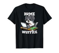 Homeoffice pour Les propriétaires de Chiens - Home Wuffice T-Shirt Graphique avec Valeur