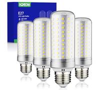 HOMEOW Ampoule E27 LED Blanc Froid 6000K, 25W 2500LM, Équivalent 200W Lampe Traditionnelle, Économie D'énergie Intérieur LED E27 Maïs, Non Dimmable, AC 220-240V, Lot de 4