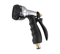 Homeponnew 1 buse de tuyau d'arrosage avec 7 modes d'arrosage réglables, poignée ergonomique antidérapante, compatible avec les tuyaux GHT standard de 1,9 cm pour l'arrosage extérieur, le lavage de