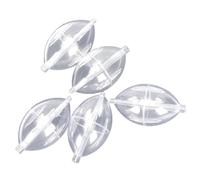 Homeponnew 5 pièces transparentes moulées pour flotteur à bulles en ligne 4 x 4 cm 5 pièces en plastique transparent. Il suffit d'enlever le tube central et enfin le tube Coloras image montre