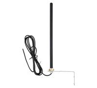 Homeponnew Antenne récepteur à portée étendue pour ouvre-portail intelligent GTO, antenne externe longue portée 433,92 MHz avec câble RG174 de 2 m, compatible avec les appareils 433 MHz, noir