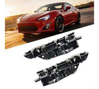 Homeponnew b2X Support latéral de pare-chocs avant pour Toyota GT86 pour Scion FR-S pour BRZ 2013-2020 OEM SU003-01498 SU003-01499 en plastique noir ajustement direct support renforcé