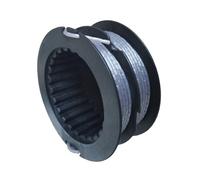 Homeponnew Bobine de rechange avec ligne de 0,95 cm pour tête de débroussailleuse T35, compatible avec Husqvarna 531300364, installation sans outil, pour construction ABS durable