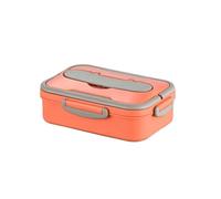 Homeponnew Boîte à déjeuner chauffante isotherme avec doublure en acier inoxydable 304, grande capacité, anti-fuite, passe au micro-ondes et au lave-vaisselle, empilable pour adultes, bureau, voyage