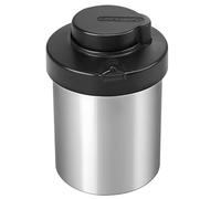 Homeponnew Boîte à grains de café scellée sous vide en acier inoxydable de 1500 ml pour le rangement de la cuisine avec large ouverture, carafe hermétique pour café, thé, céréales et céréales