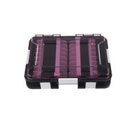 Homeponnew Boîte de rangement étanche pour appâts de pêche et hameçons, 11 compartiments transparents et 16 compartiments Rose réutilisable en plastique avec Rem