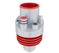 Homeponnew Bonde de cuisine avec joint anti-odeur et anti-trop-plein pour évier de lave-vaisselle, compatible avec tuyaux en PVC de 50 mm et 75 mm