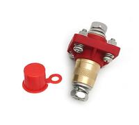 Homeponnew Borne en laiton avec filetage interne pour connecteur de stockage d'énergie automobile 12-48 V, paire positive/négative, étanche et ignifuge