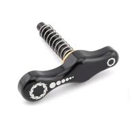 Homeponnew Boucle de guidon pliable en alliage d'aluminium pour robinet de vélo, ne s'oxyde pas facilement, conçue pour une utilisation durable avec une bonne durabilité et cohérence (noir)