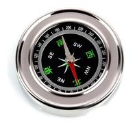 Homeponnew Boussole portable en acier inoxydable pour extérieur en acier inoxydable portable adaptée pour l'extérieur attendre que le pointeur s'arrête