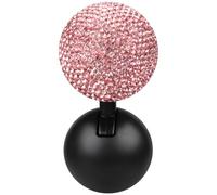 Homeponnew Bouton de démarrage et d'arrêt de moteur de rechange avec strass pour General Motors et véhicules en cristal, blanc, rose, bleu (rose)