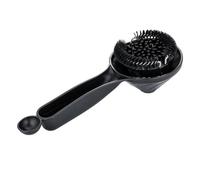 Homeponnew Brosse de nettoyage à tête de groupe Espresso 58 mm avec design anti-éclaboussures pour machines à café Breville Noir