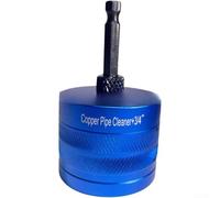 Homeponnew Brosses de nettoyage de tuyaux pour tubes en cuivre, utilisation efficace d'une perceuse électrique et d'un tournevis, parfaites pour les systèmes CVC et l'entretien de la plomberie (22 mm)