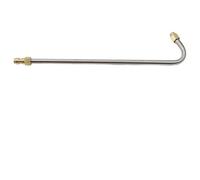 Homeponnew Buse de pulvérisation coudée en acier inoxydable pour extension de lance de nettoyeur haute pression, 30°/90°/forme de U, entrée mâle à connexion rapide de 6,35 mm, compatible avec les