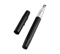 Homeponnew Canne à pêche télescopique de poche pour eau douce et eau salée - pour canne à pêche ultra légère en alliage d'aluminium, canne à pêche portable compacte de 1 mètre (noir)