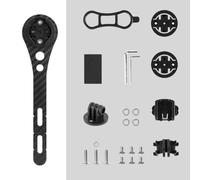 Homeponnew Ce support pour compteur de vitesse en fibre de carbone sert de support intégré pour divers appareils, y compris les ordinateurs, les lumières de voiture et les sports...