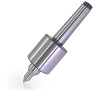 Homeponnew Centre en direct avec triple roulement pour cône Morse MT1 MT2 MT3 MT4, outil de queue de tour CNC, acier à haute teneur en carbone, 3000 tr/min maximum, pour précision 0,000197 pouces MT2