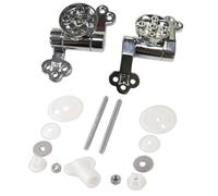 Homeponnew Charnière de siège de toilette en alliage de zinc à fermeture lente avec effet amortissant, 1,0-2,0 N pour couple M, pour connecteur de rechange universel pour couvercles de toilettes et