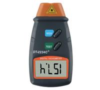 Homeponnew Compte-tours numérique pour mesure de vitesse du moteur, plage de 2,5 à 99999 tr/min avec écran LCD, fonction mémoire et distance de détection de 50 à 500 mm