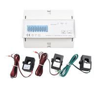 Homeponnew Compteur d'énergie bidirectionnel triphasé KWh avec RS485 Modbus RTU, relais intégré pour contrôle à distance, compatible avec la plate-forme Tuya Smart IoT