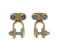 Homeponnew Connecteurs de bornes de batterie de voiture en laiton 12 V/24 V, 300 A, pour pôles positif et négatif 17-19 mm/15-17 mm, pour automobile, moto, camion, bateau, caravane, onduleur